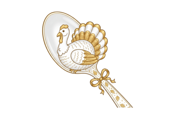 Celebrate Gratitude: Turkey on a Decorative Spoon Art
