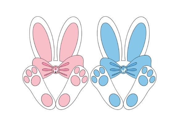 Easter Bunny Decorative Design: A Creative Asset