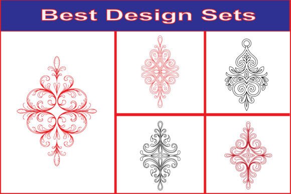 Elegant Decorative Flourish Ornament Set: Timeless Design Assets