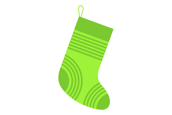 Green Xmas Stocking: A Modern Decorative Font