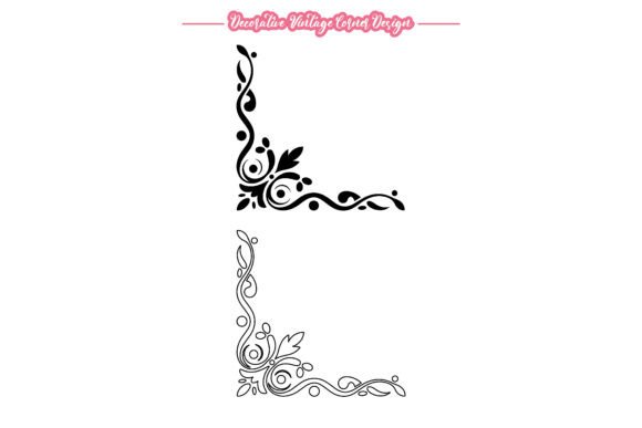 Timeless Elegance: Unpacking the Decorative Vintage Corner Vector Design