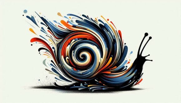 Unleashing Creativity with Abstract Decorative Snail