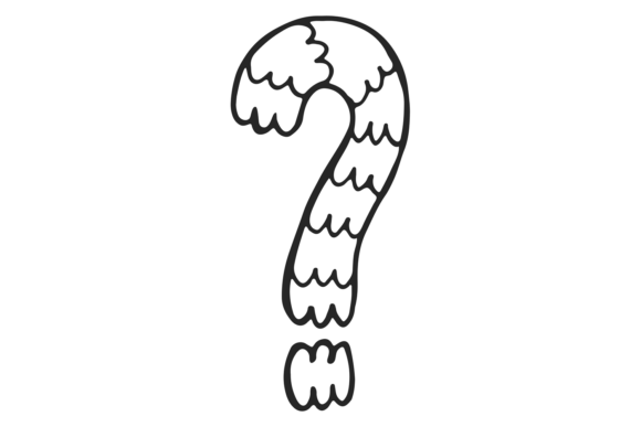 Unleashing Creativity with Question Mark Doodle Drawing Decorative