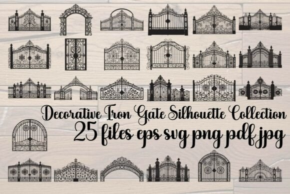 Unlocking Timeless Design with the Decorative Iron Gate Bundle