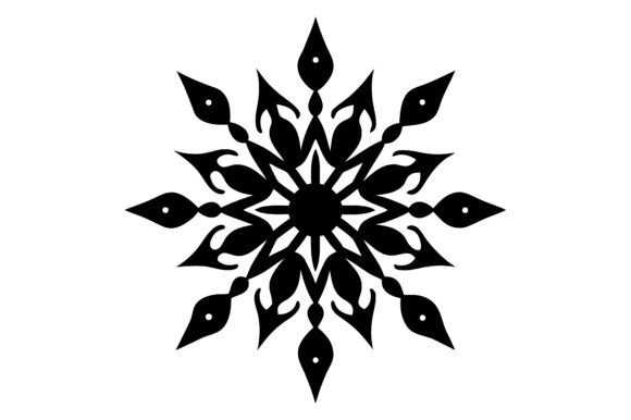 Unwrapping the Magic of Decorative Snowflake Mandala Clip Art