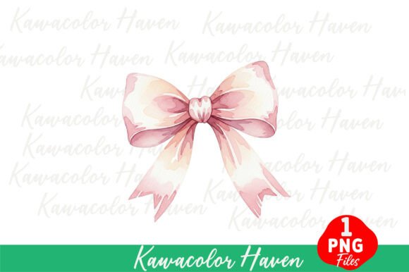 Watercolor Pink Bow Decorative Png: A Designer's Delight